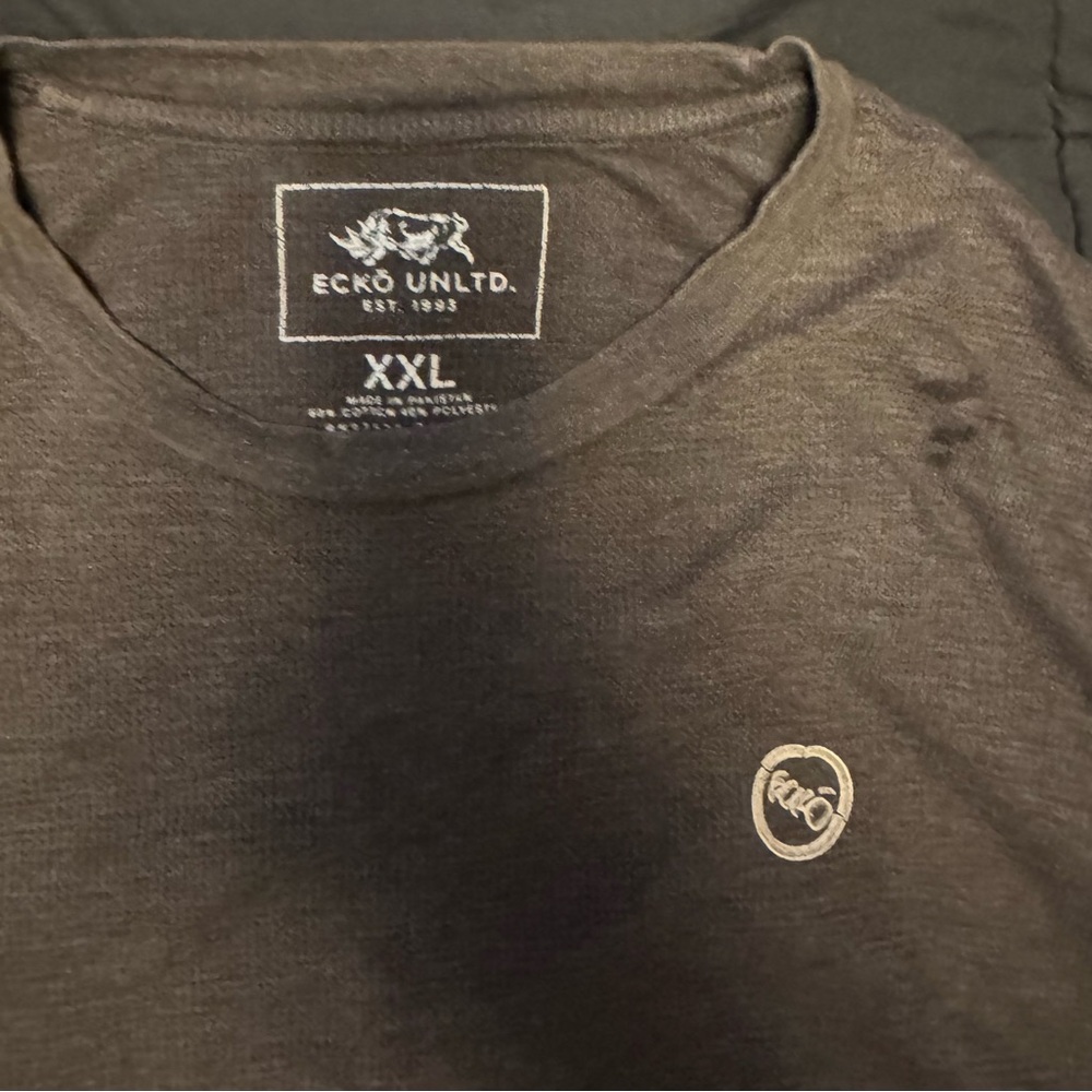 Ecko Unlimited Charcoal Gray Men's Tee